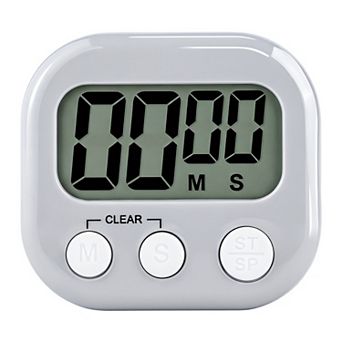 Kitchen Timer Loud Alarm Clock Magnetic Backing Stand Cooking Timers