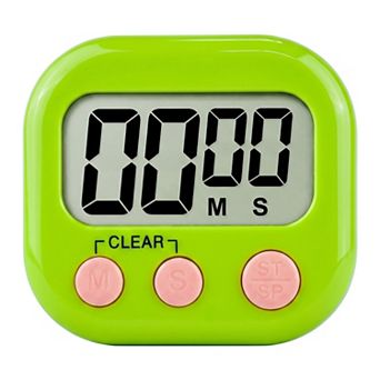 Kitchen Timer Loud Alarm Clock Magnetic Backing Stand Cooking Timers