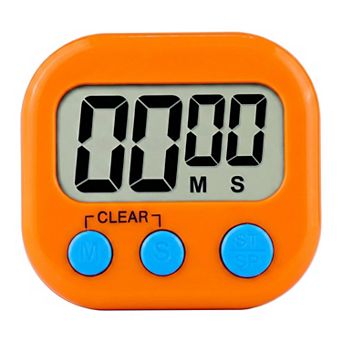 Kitchen Timer Loud Alarm Clock Magnetic Backing Stand Cooking Timers