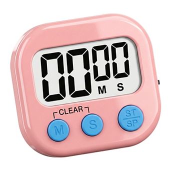Kitchen Timer Loud Alarm Clock Magnetic Backing Stand Cooking Timers