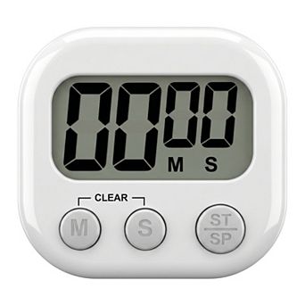 Kitchen Timer Loud Alarm Clock Magnetic Backing Stand Cooking Timers