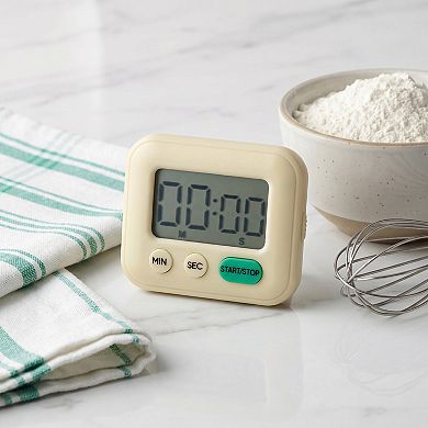 Kitchen Timer, Loud Alarm Clock Magnetic Backing Stand Cooking Timers, Digital Timer