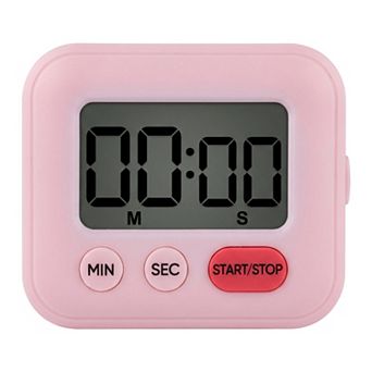 Kitchen Timer, Loud Alarm Clock Magnetic Backing Stand Cooking Timers, Digital Timer