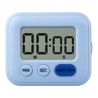 Kitchen Timer, Loud Alarm Clock Magnetic Backing Stand Cooking Timers, Digital Timer