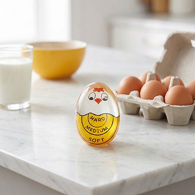 Egg Timer for Boiled Eggs , Color Changing Indicator Tells When Eggs Are Ready, Resin Timer