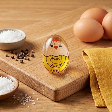Egg Timer for Boiled Eggs , Color Changing Indicator Tells When Eggs Are Ready, Resin Timer