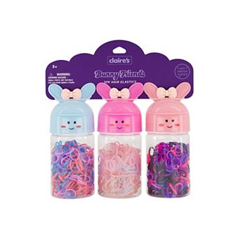 Claire's Bunny Friends 3-Pack Hair Elastics