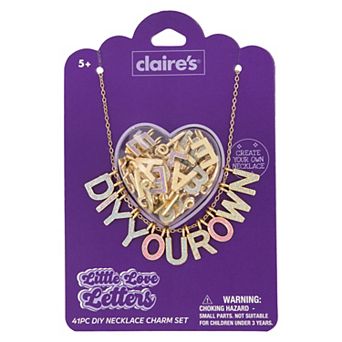 Claire's 41 pc DIY Necklace Charm Set