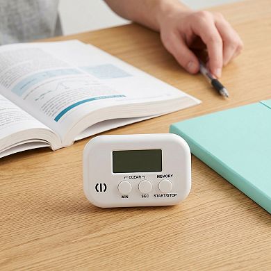 Kitchen Timer with Loud Alarm, Magnetic Backing and Stand
