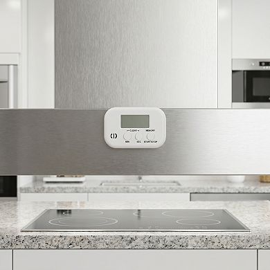 Kitchen Timer with Loud Alarm, Magnetic Backing and Stand