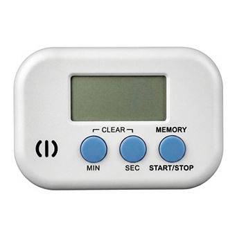 Kitchen Timer with Loud Alarm, Magnetic Backing and Stand