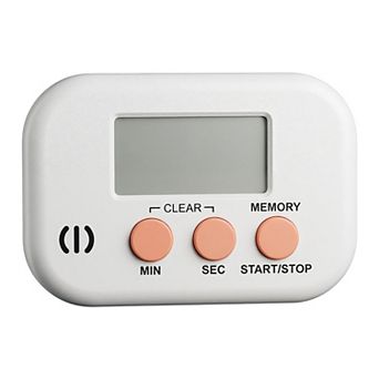 Kitchen Timer with Loud Alarm, Magnetic Backing and Stand