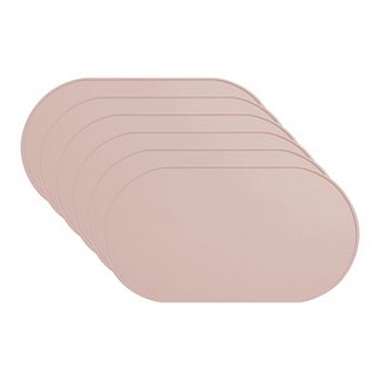6 Pack Silicone Placemats for Kitchen Dining Table Decor Heat Resistant Table Placemats 21x11 inch