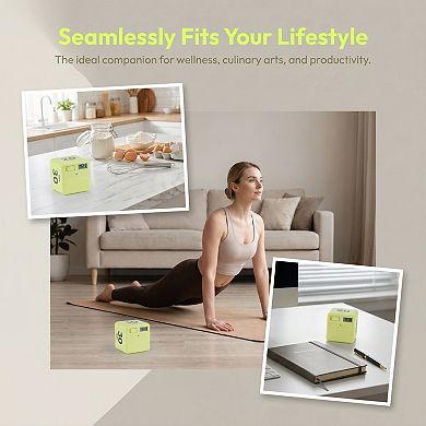 60 Minute Kitchen Timer, Digital Visual Timer for Student