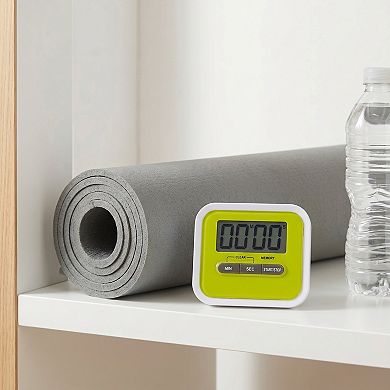 Digital Kitchen Timer, Loud Alarm Clock with Magnetic Backing and Stand