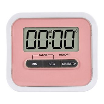 Digital Kitchen Timer, Loud Alarm Clock with Magnetic Backing and Stand