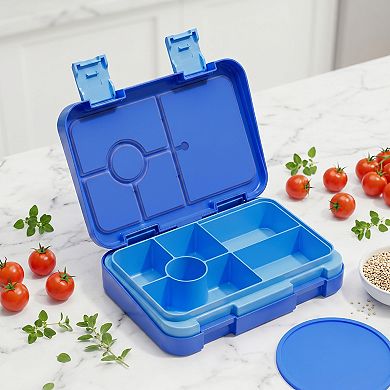 Bento Box Adult Lunch Box, PP Material Heat Resistant Stackable Meal Prep Container for Work Travel