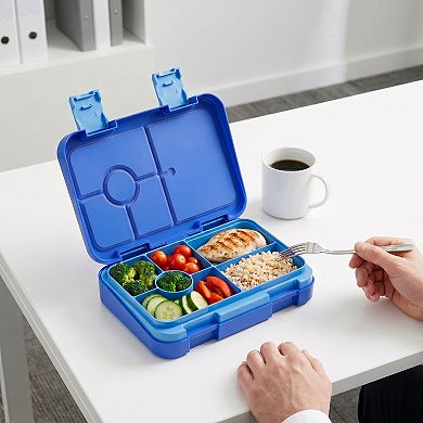 Bento Box Adult Lunch Box, PP Material Heat Resistant Stackable Meal Prep Container for Work Travel