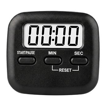 Kitchen Timer with Loud Alarm, Magnetic Backing and Stand, Digital Cooking Timer