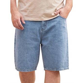 Men's Big & Tall Jean Shorts Streetwear Baggy Jorts Casual Denim Shorts