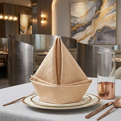 12 Pack Jacquard Cloth Napkins Washable and Reusable Table Dinner Napkins for Restaurant