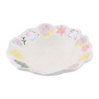 Exquisite Patterned Ceramic Decorative Bowl Artistic Serving Dish Small Floral Snack