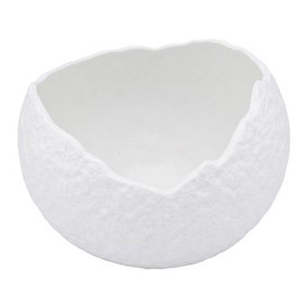 Irregular Ceramic Decorative Bowl Modern Sculpture Bowl for Entryway Table Aesthetic Shape Dish