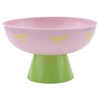 Modern Pedestal Decorative Bowl Small Footed Catchall Dish Elegant Fluted Scalloped Bowl for Keys