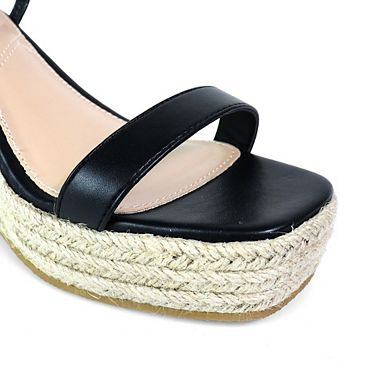 Cassie-3 Espadrille Wedge Ankle Strap Open Toe Sandals