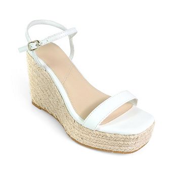 Cassie-3 Espadrille Wedge Ankle Strap Open Toe Sandals