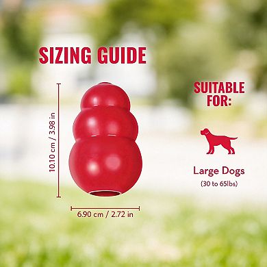 Stuffable Rubber Dog Toy Bouncy Durable for Large Dogs