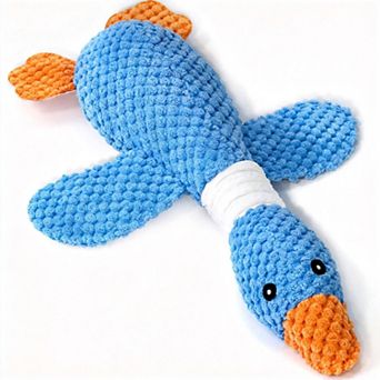 Upgraded Goose Shaped Plush Dog Toy with Double Sound Durable for All Dogs