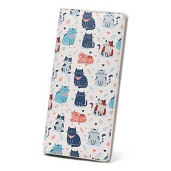 Women's RFID Blocking Long Wallet, 12 Card Slots, Cute Cartoon Print, for Travel & Daily Use