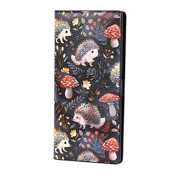Women's RFID Blocking Long Wallet, 12 Card Slots, Cute Cartoon Print, for Travel & Daily Use