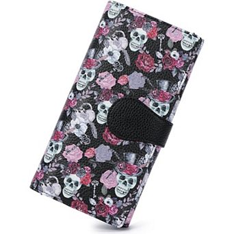 Women's RFID Blocking Wallet, Trifold PU Leather Wallet with Cute Print for Travel & Daily Use