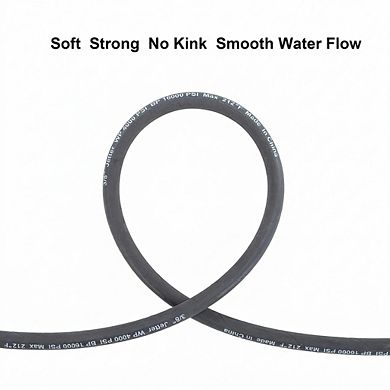 10 Foot Pressure Washer Hose 3 8 Inch Quick Connect Connector Non Marking 1 Piece