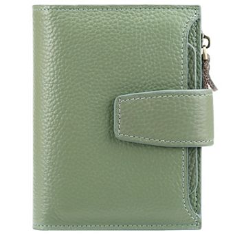 PU Leather Bifold Wallet for Women, RFID Blocking with 12 Card Slots Coin Pouch,for Daily Travel