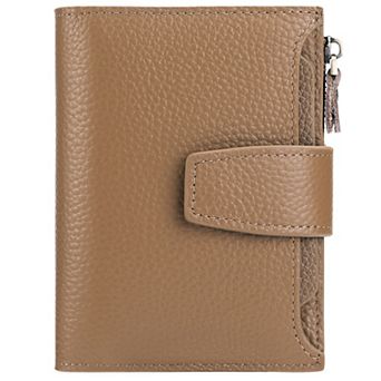 PU Leather Bifold Wallet for Women, RFID Blocking with 12 Card Slots Coin Pouch,for Daily Travel