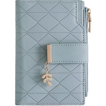 Bifold Wallets for Women, PU Leather RFID Blocking with Zipper Pocket & ID Window,for Daily ,Travel