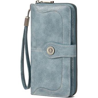 Women's RFID Blocking Wallet - Bifold PU Leather Purse with 16 Card Slots, for Daily Use & Travel