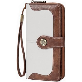 Women's RFID Blocking Wallet - Bifold PU Leather Purse with 16 Card Slots, for Daily Use & Travel