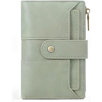 Small Wallets for Women,PU Leather Bifold RFID Blocking,Compact with ID Window,for Shopping Travel