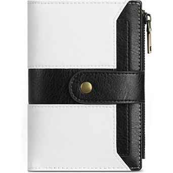 Small Wallets for Women,PU Leather Bifold RFID Blocking,Compact with ID Window,for Shopping Travel