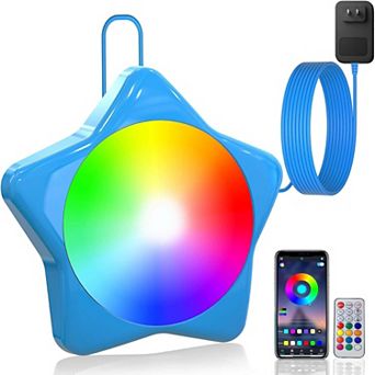 Star-Shaped RGB LED Pool Light, IP68 Waterproof, Smart APP & Remote Control