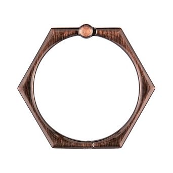 Utopia Alley Rust-Proof Zinc Hexagon-Shaped Shower Curtain Hooks with Clasp Closure - Set of 12