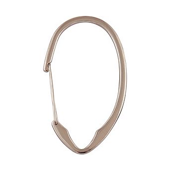 Utopia Alley Rust-Proof Zinc Shower Curtain Hooks with Clasp Closure for Bathroom - Set of 12