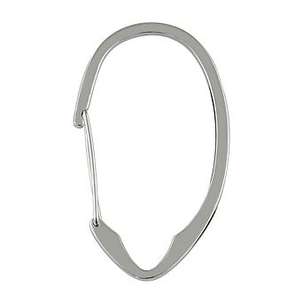 Utopia Alley Rust-Proof Zinc Shower Curtain Hooks with Clasp Closure for Bathroom - Set of 12