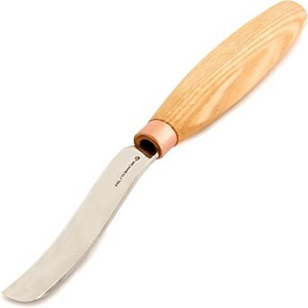 Compact Radial Gouge - Carbon Steel Wood Carving Chisel for Bowls & Spoons
