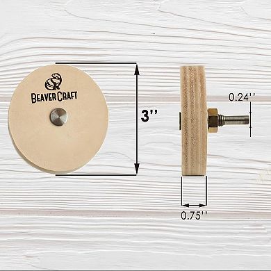 Knife Sharpening Wheel - Buffing & Polishing for Woodworking Tools