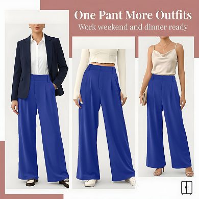 Women’s Waffle Lounge Pants, Soft Stretch Casual Pants, Relaxed Fit - WOVA COUTURE